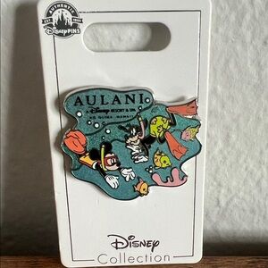 Disney Aulani Resort Pin with Blue and Pink Accents